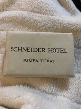 VTG HOTEL SOAP From THE SCHNEIDER HOTEL IN PAMPA TEXAS COLGATE PALMOLIVE PEET
