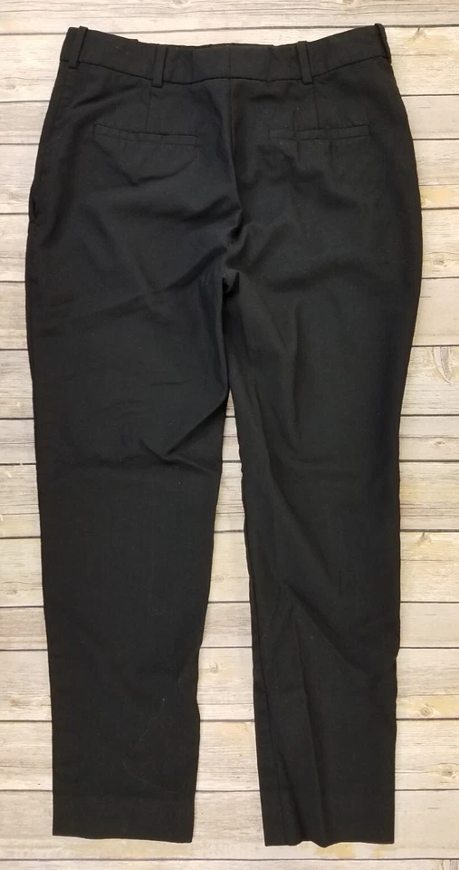 GIVENCHY Pantalones Mujer Talla 38 Negros Uniformes Informales Trabajo Lana Hecho en Italia B15 Foto 4 de 4