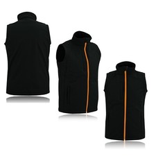 Windproof Softshell Jackets Gillet Workwear Outdoor Fleece Lined Bodywarmer Coat