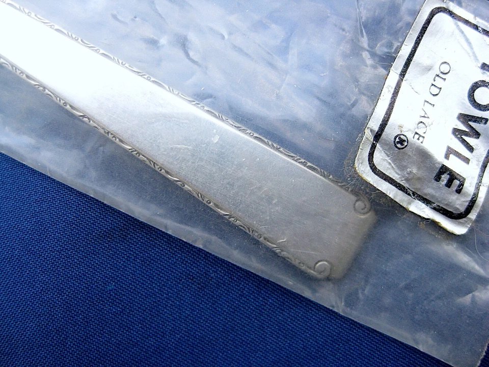 NUEVO • Cucharadita de plata esterlina de encaje antiguo toalla Foto 4 de 4