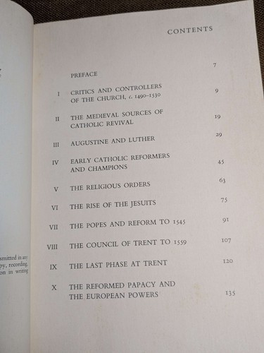 The Counter Reformation: First Edition: Vintage: 1969 - Picture 8 of 13