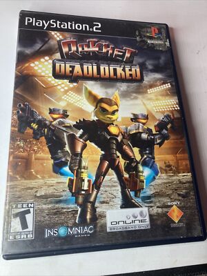 Ratchet: Deadlocked PS2 (Sony PlayStation 2, 2006) - No Manual
