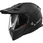 LS2 MX436 Pioneer Plain Matt Black Adventure Dual