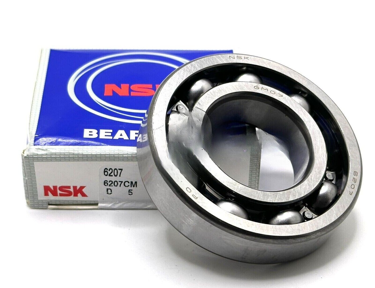 NEW NSK 6207 DEEP GROOVE BALL BEARING 35x72x17 mm Free Shipping