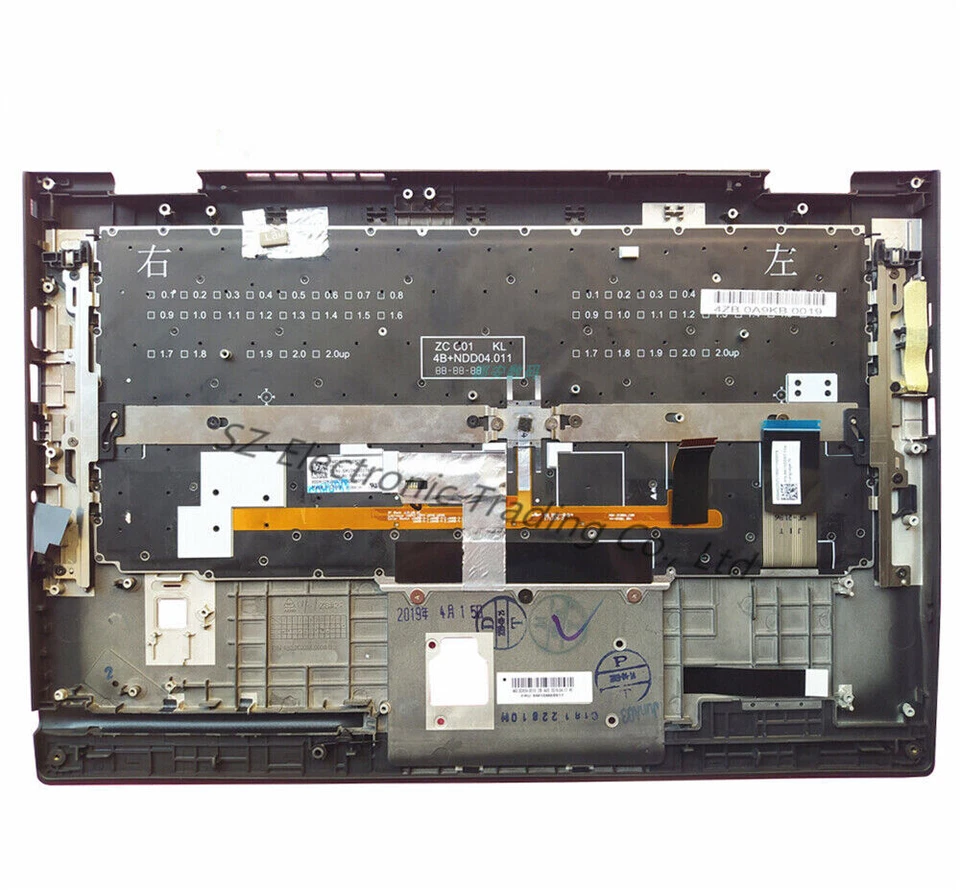 NUEVO Para Lenovo ThinkPad X1 Yoga 3ª Generación EE. UU. Apoyamanos Teclado Bisel Cubierta 01LX908 Foto 2 de 2