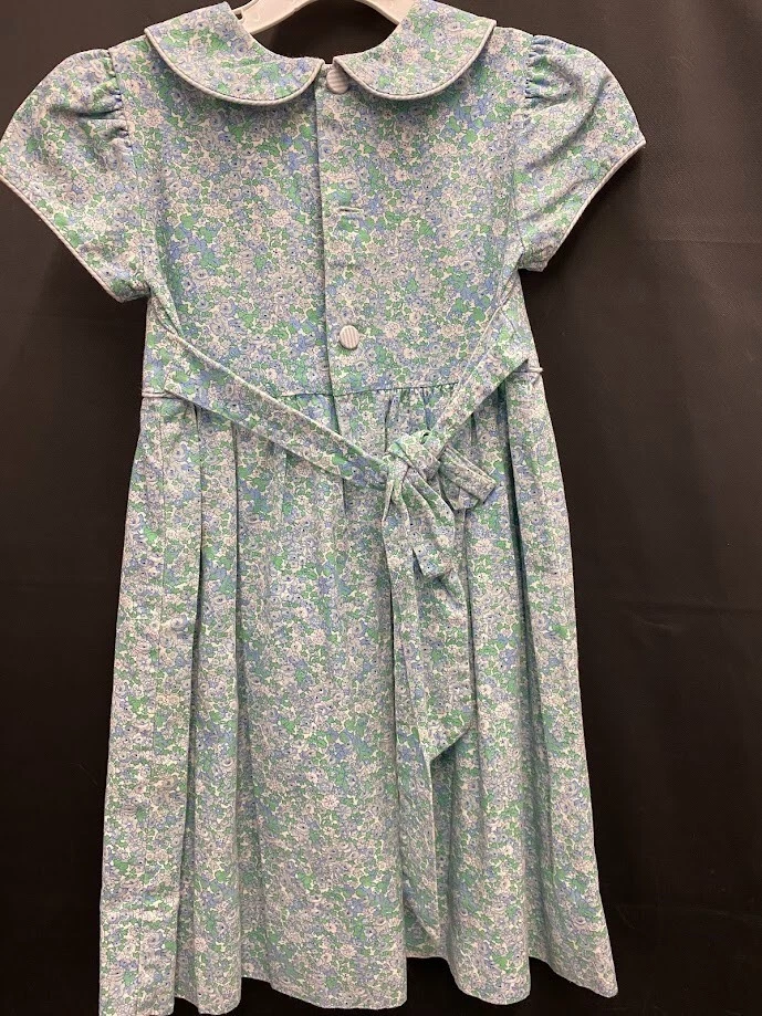 Vestido Vintage Rags Land Cuello Floral Talla 4 - Usado Foto 2 de 4