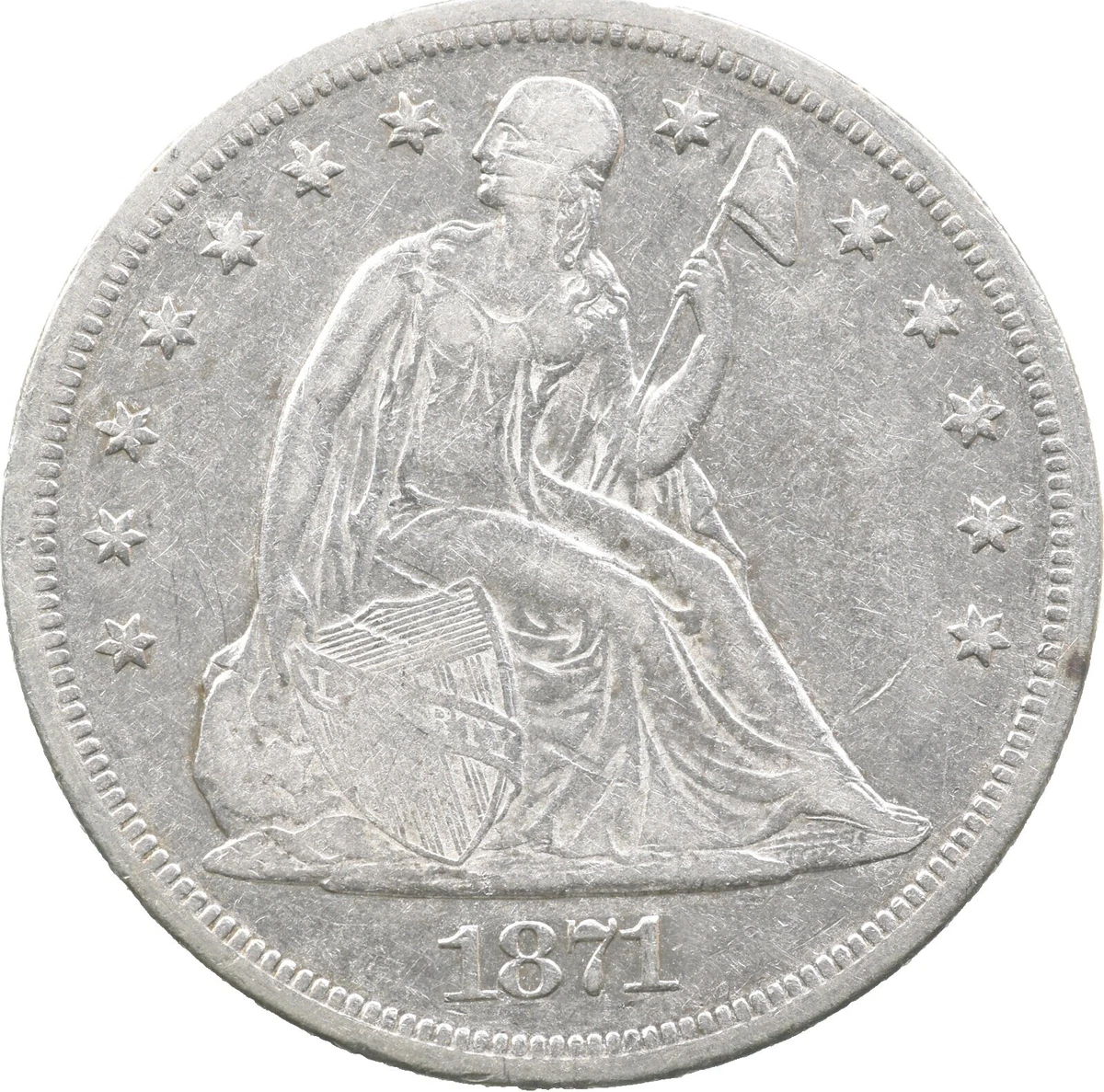 1871 Year Seated Liberty US Dollars (1840-1873) for sale | eBay