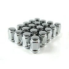 20 Piece Chrome Acorn Lug Nuts - 7/16" Inch Thread Pitch - 3/4" Head