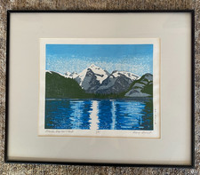 Mary Sweet Wood Block Print 1 of 7 Glacier Bay National Park