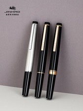 Two PCS Jinhao 59 Fountain Pen EF/ F Nib & Converter, Mini Travel Pocket Pen