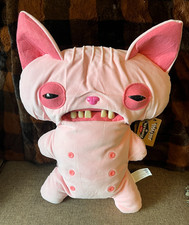 18" Fuggler Sphinx BIG FUGG Wrinkle McStinkles Hairless Cat Pink Plush Toy NEW