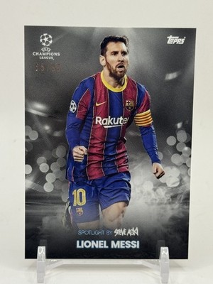 2020-21 Topps Football Festival Steve Aoki FC Barcelona Lionel Messi Silver /99