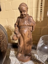 Kellermeister Holzschnitzerei Holzfigur Kellermeister