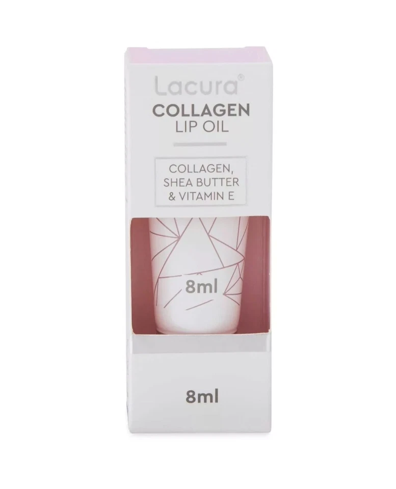 LACURA Collagen Lip Oil 8ml. Plumping Extra Shine Luxury Best Seller. Aldi NEW