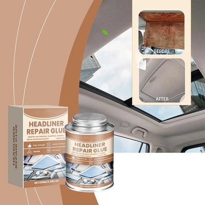 Car Roof Liner Repair Glue 125ml Heavy Headliner Adhesive Liquid Dry Fast L0N1