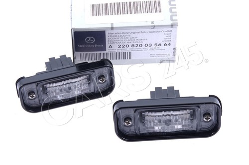 2Pcs LED License Plate Light Assembly For Benz S-Class W220 2000-2006 2208200356 2Pcs LED License Plate Light Assembly For Benz S-Class W220 2000-2006 2208200356