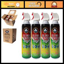 Industrial Strength Canned Air Duster - 10oz, 4 Pack, Electronics Cleaning Spray