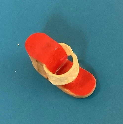 *VINTAGE BARBIE 1959 PICNIC SET  #967 SINGLE ONE SANDAL