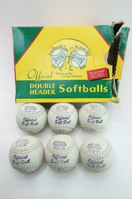 DeBeer & Son Double Header 11'' Official Softball No. 511 - Box of 6