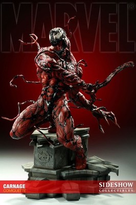 NEW SIDESHOW CARNAGE COMIQUETTE  Spider-Man Figure - EXCLUSIVE - # 543 / 550