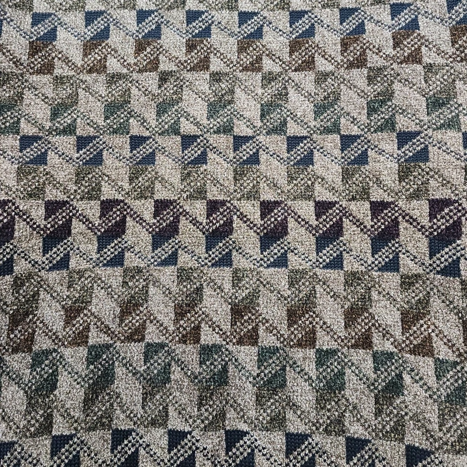 Suéter De Colección Consensus Ropa Deportiva Para Hombre L Marrón Multicolor Geométrico Cuello Redondo Foto 3 de 4