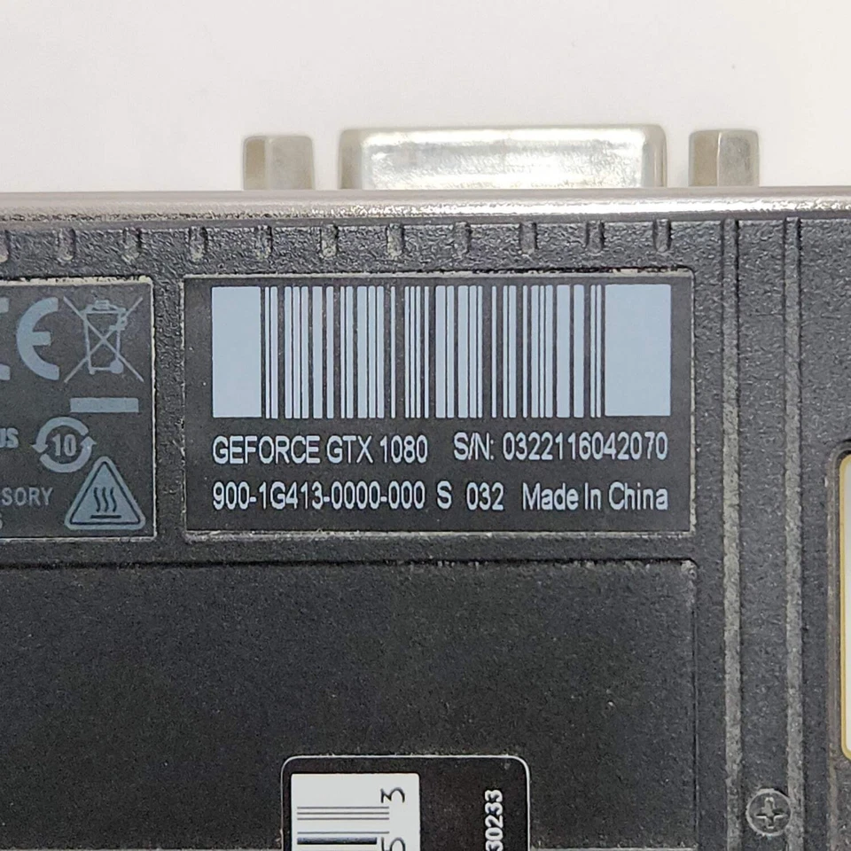 EVGA GeForce GTX 1080 FE (Founders Edition) 8GB GDDR5X Graphics Card 08G-P4-6180 - Image 3 of 4