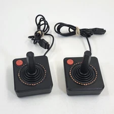 2 Atari 2600 Joysticks CX-40 Vintage Controllers 1970s Console Video Game 80s