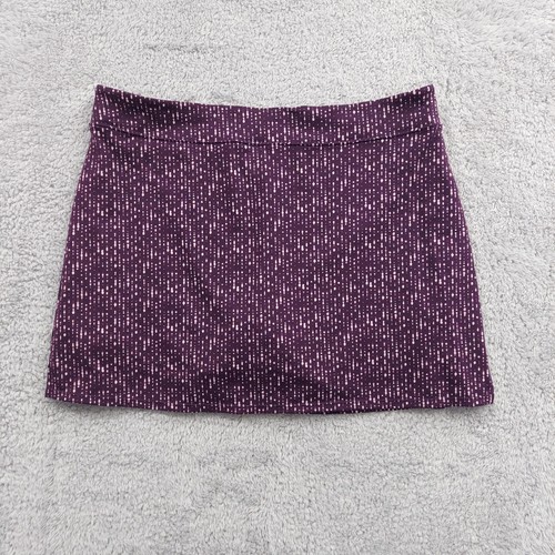 Tranquility Skort Size XL Purple & White Static Print Built In Shorts Pull On - Picture 9 of 10