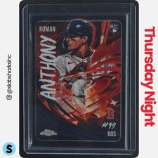 2026 TOPPS CHROME #UV-13 ROMAN ANTHONY ULTRAVIOLET RC SSP ROOKIE