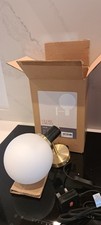 2 X Heals Black Marble Globe Wall Light
