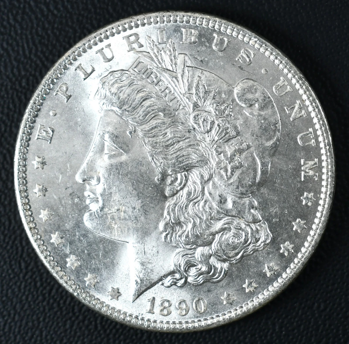 Philadelphia Silver 1890 Year Morgan US Dollars (1878-1921) for