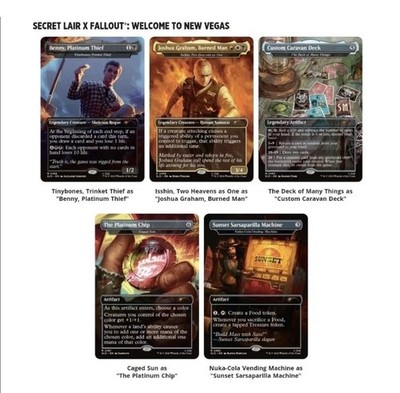 MTG Secret Lair Drop  Fallout FOIL Welcome to New Vegas 