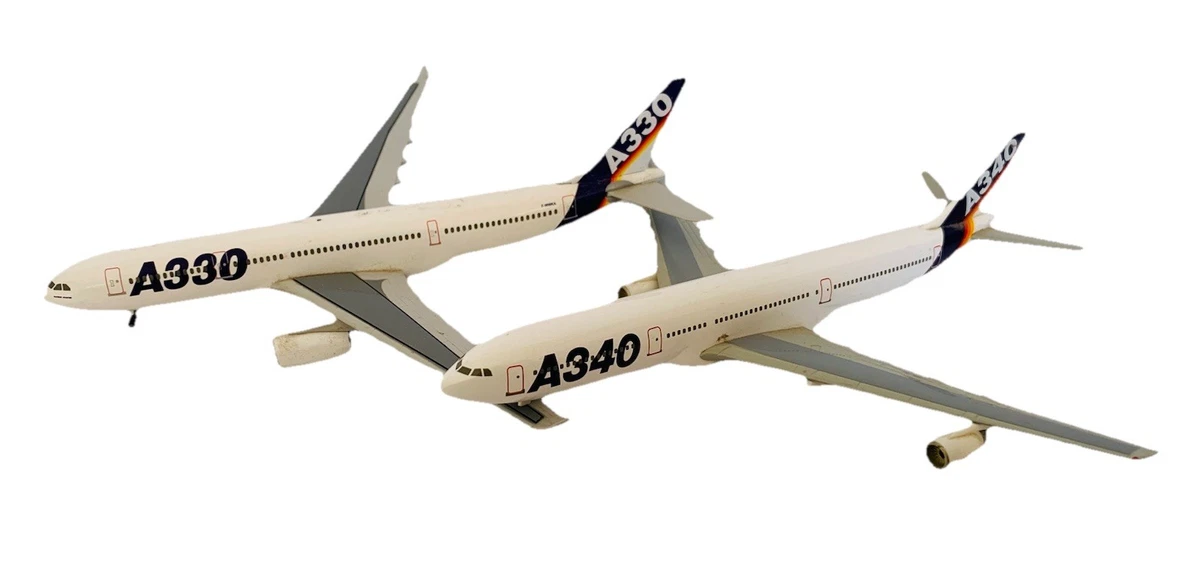 Maquette Avion Herpa 1/500 A340-300 Aerolineas Argentinas, édition Limitée Très Rare, état Comme Neuf