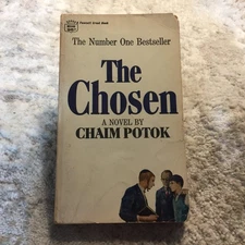 The Chosen Chaim Potok 1968 Fawcett Crest Jewish Historical Fiction Paperback