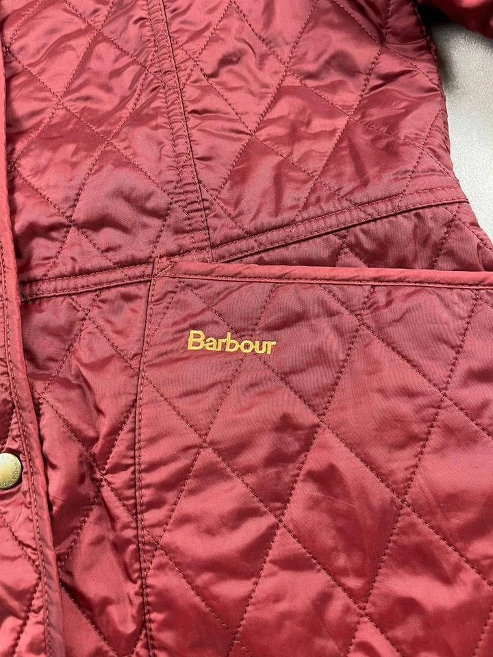 Veste matelassée Barbour Summer Lidesdale Rouge Bordeaux - Coat - S #358 - Photo 3/4