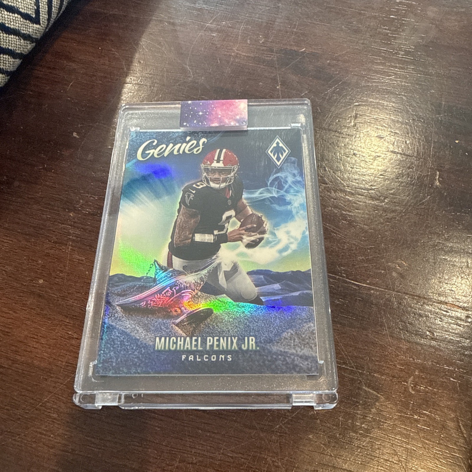 2025 Phoenix Michael Penix Jr. CASE HIT Genies Refractor SSP Falcons