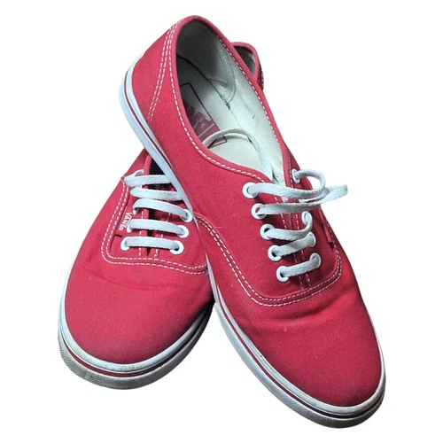 VANS TB4R scarpa da skateboard uomo in tela rossa taglia 6 5 bianco a contrasto