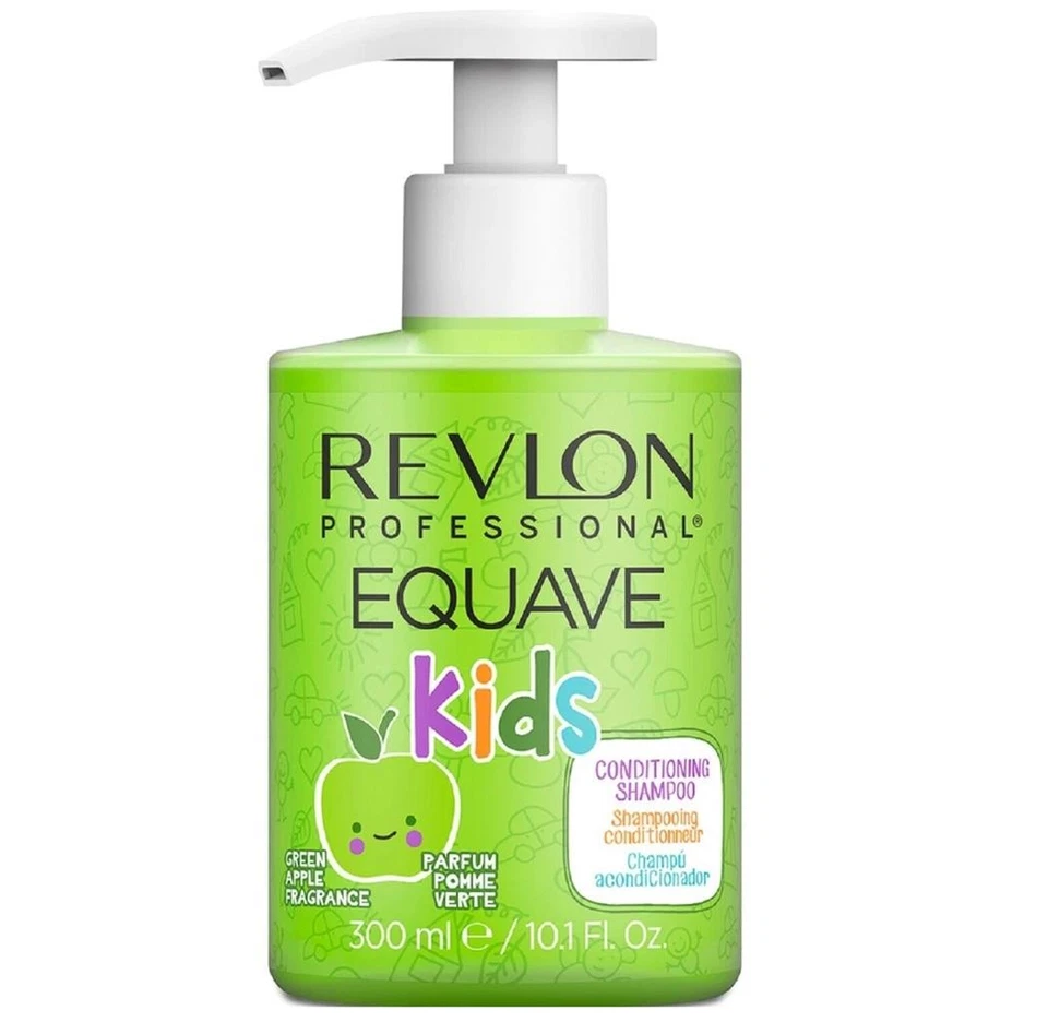 Champú y acondicionador Revlon Professional Equave Green Apple para niños 300 ml 200 ml Foto 2 de 3