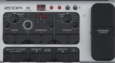 Zoom V6 Vocal Processor Tabletop Looper Harmo...