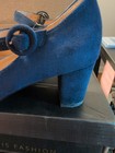 RO2 Candy Women's Heels Blue Suede Size 8 IDIFU Adjustable Strap — photo 5