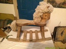 VINTAGE HANDMADE WOODEN ROCKING HORSE REFURBISH PROJECT