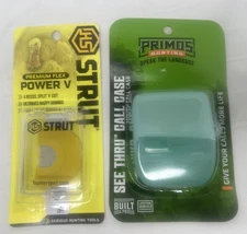 New H.S. Strut Premium Flex Power V Diaphragm Mouth Call - 05902 w/ New Case (E1