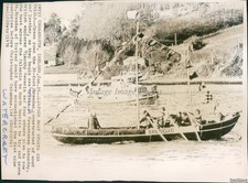 1976 Crosshaven Ireland Timothy Severin Leather Boat Brendan Wirephoto 7X9