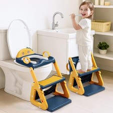 Potty Training Toilet, 2-IN-1 Toddler Potty Training Seats for Kids Baby Infant