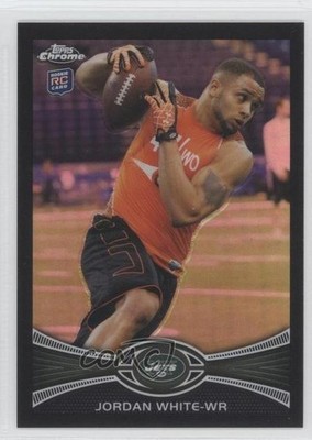 2012 Topps Chrome Black Refractor 62/299 Jordan White #149 Rookie RC 0b2