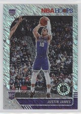 2019-20 Panini NBA Hoops Premium Stock Shimmer Prizm Justin James #244 1s6