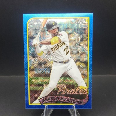 2024 Topps Series 1 1989 Chrome Blue Refractor Andrew McCutchen #T89C-81 /150