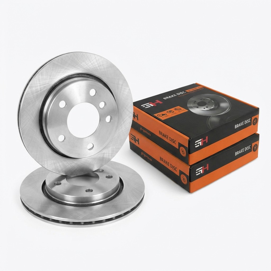 2x Ventilated Brake Discs Rear for BMW 3 (E36) 1993-1998, 3 (E46) 1998-2005