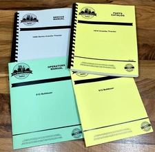 Service Manual Parts Catalog Set for John Deere 1010 Crawler Tractor Dozer Shop