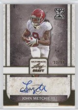 2022 Leaf Ultimate Draft Gold 33/99 John Metchie III #BA-JM1 Auto 0u66